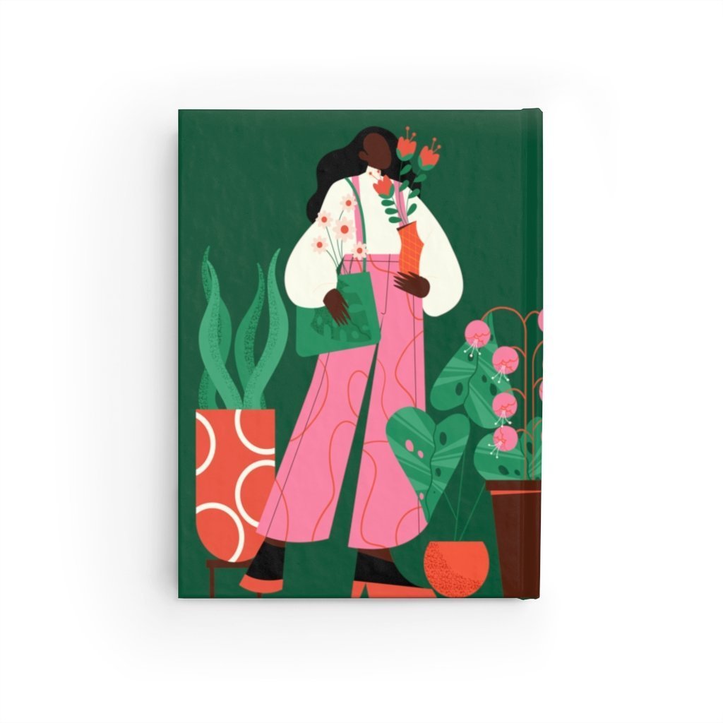 Woman with Flowers Journal - The Trini Gee
