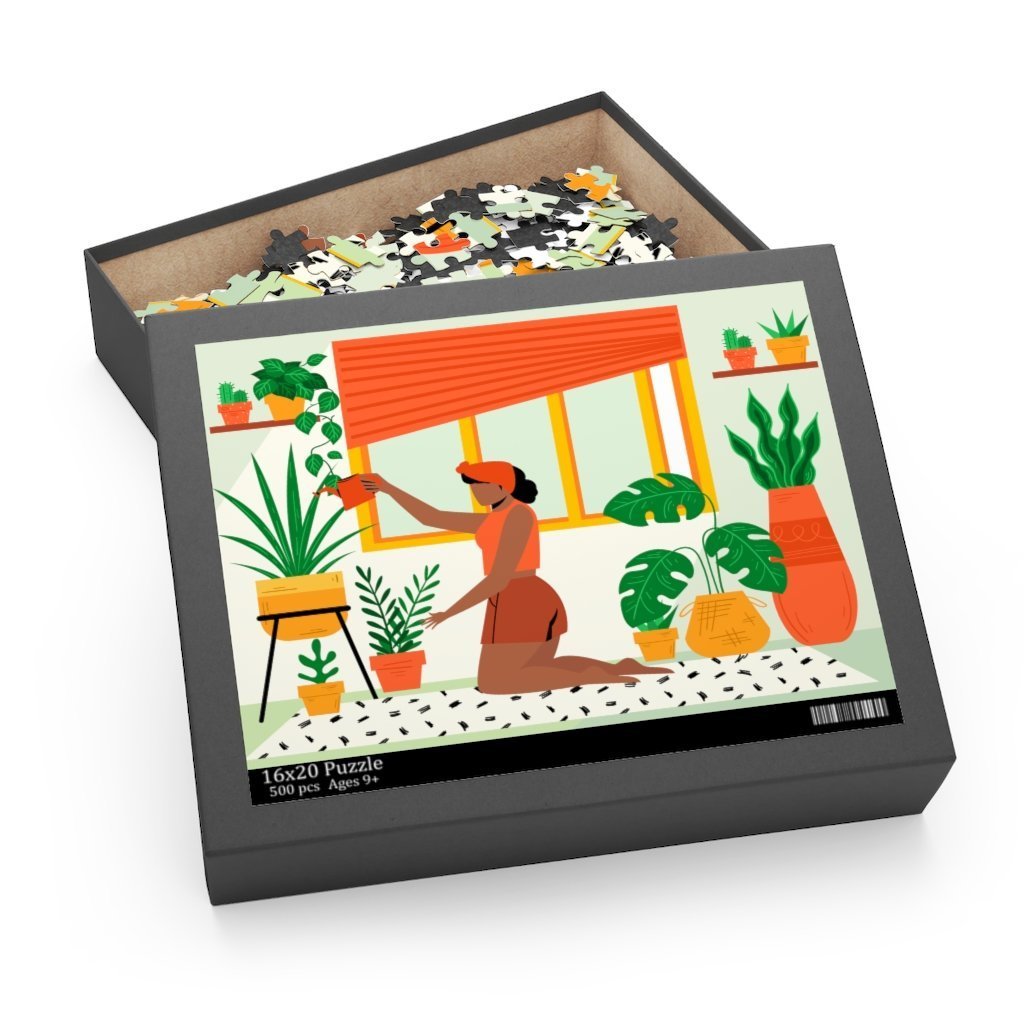 Woman with Plants Puzzle - The Trini Gee