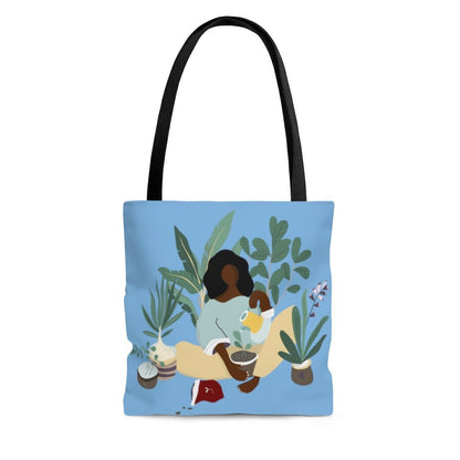 Woman with Plants Tote Bag - The Trini Gee