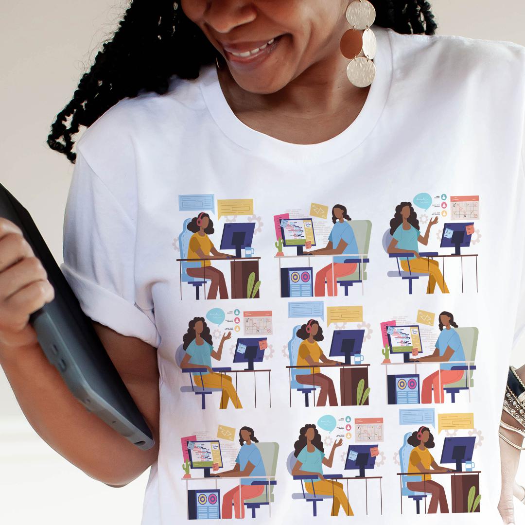 Women in Tech Shirt - The Trini Gee