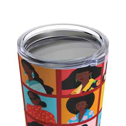 Women Squares 20oz Tumbler - The Trini Gee