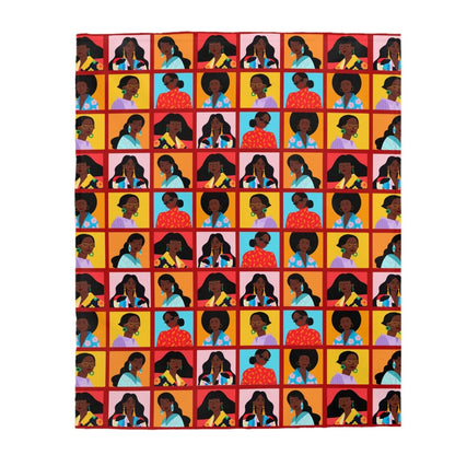 Women Squares Blanket - The Trini Gee