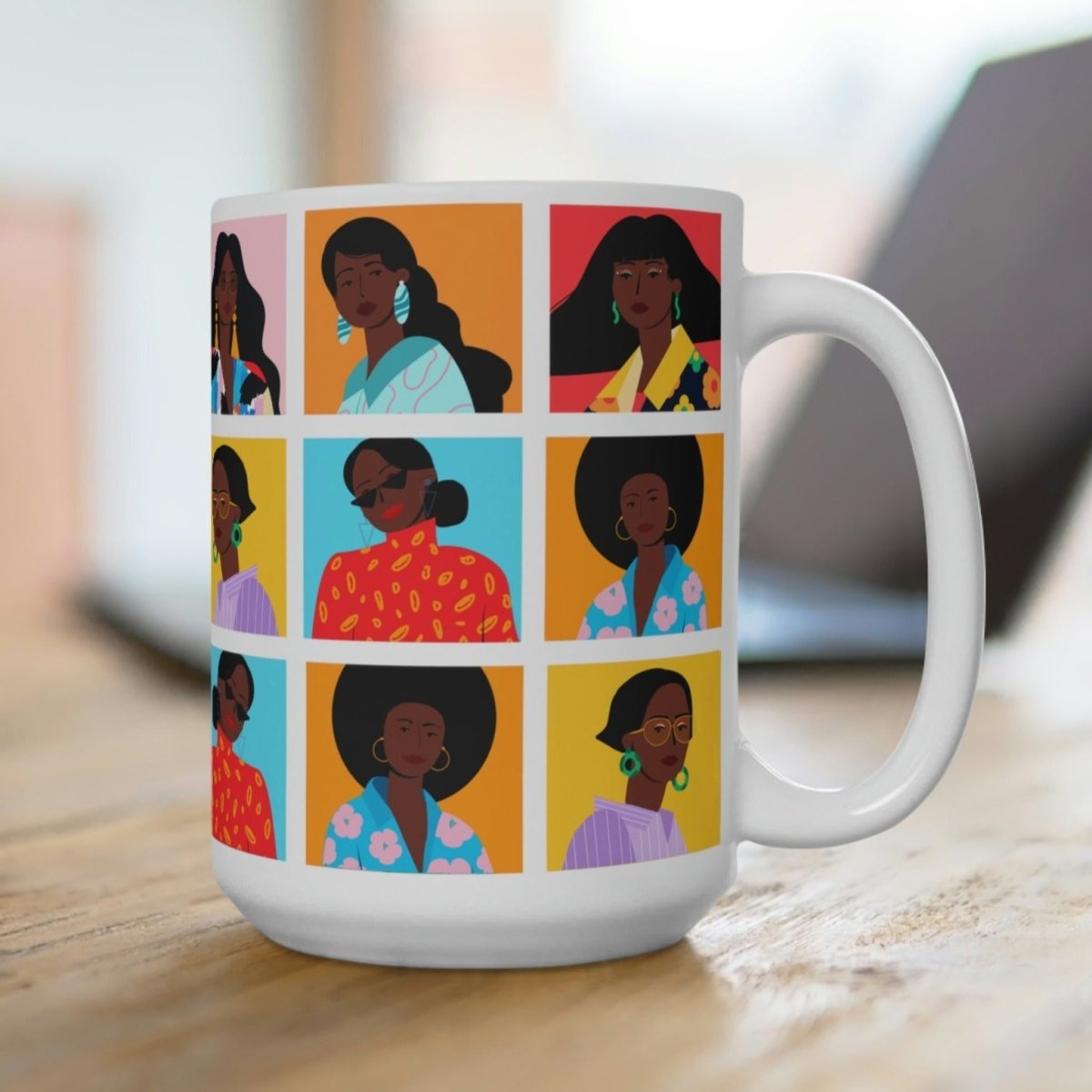Women Squares Mug - The Trini Gee