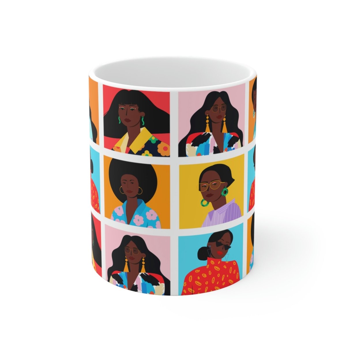 Women Squares Mug - The Trini Gee
