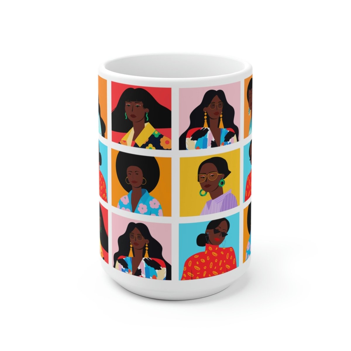 Women Squares Mug - The Trini Gee