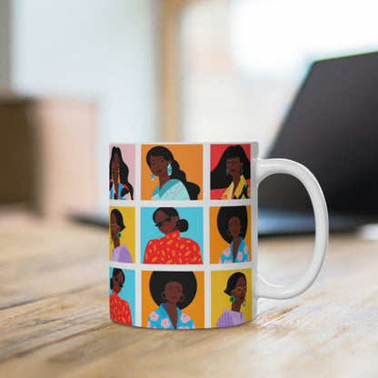 Women Squares Mug - The Trini Gee