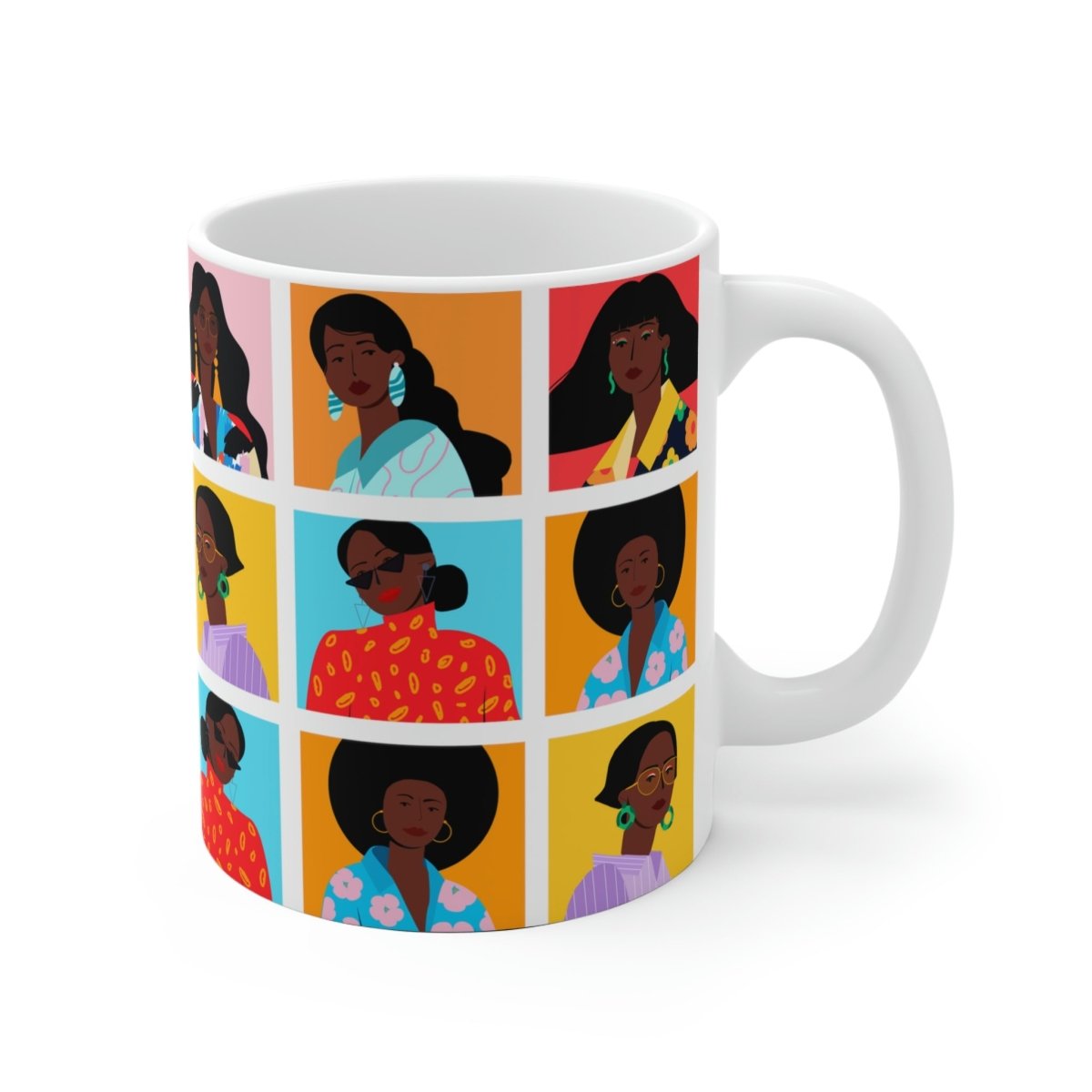 Women Squares Mug - The Trini Gee