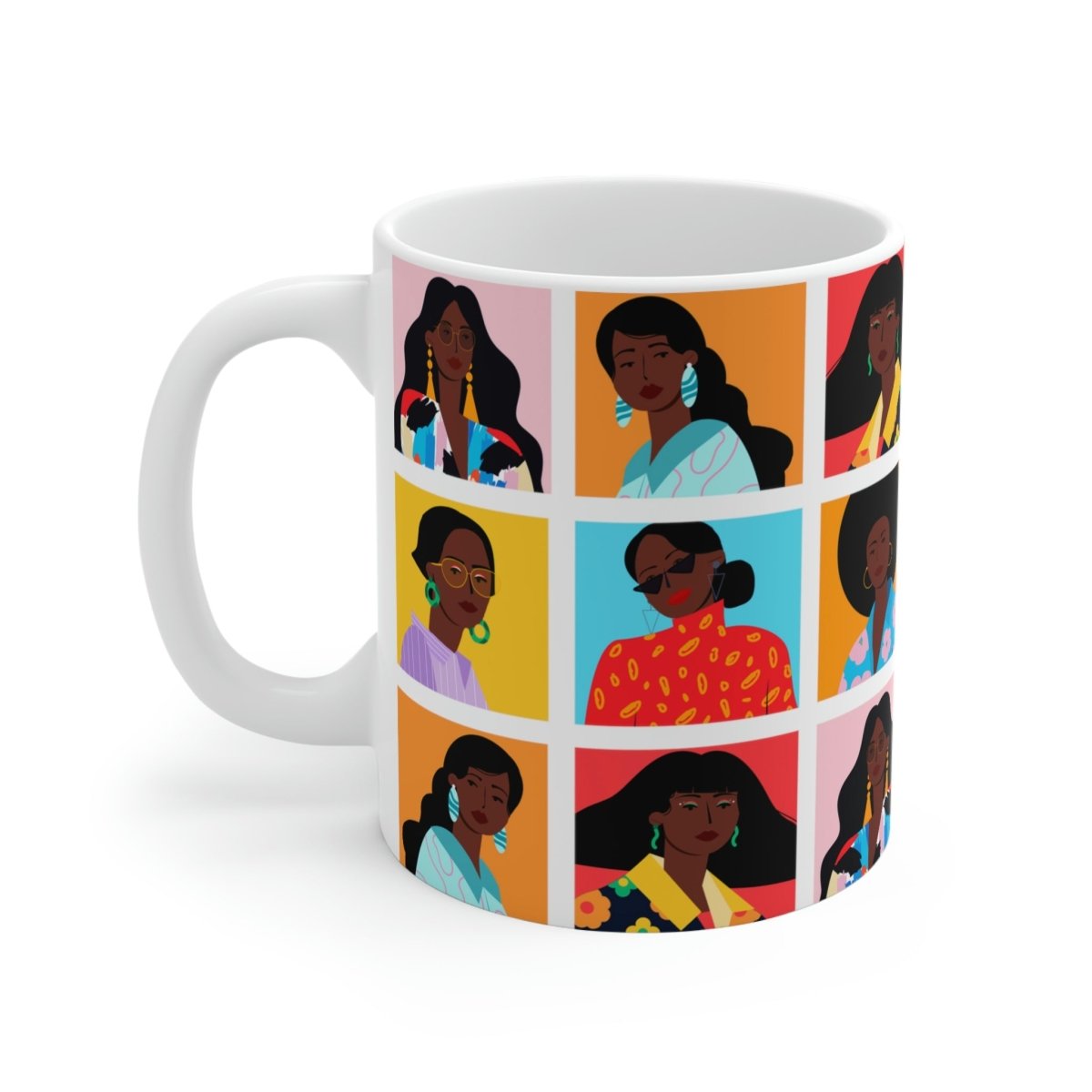 Women Squares Mug - The Trini Gee