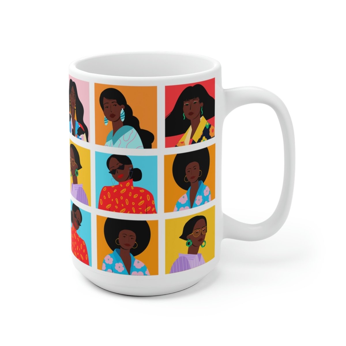 Women Squares Mug - The Trini Gee