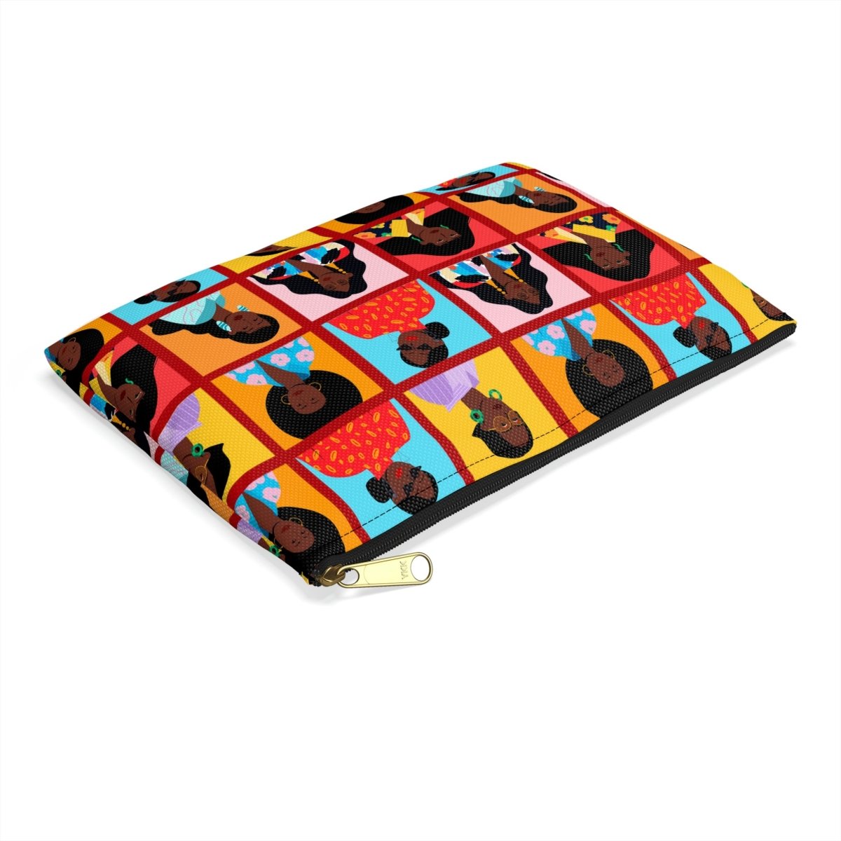 Women Squares Pouch - The Trini Gee