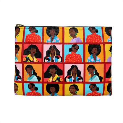 Women Squares Pouch - The Trini Gee
