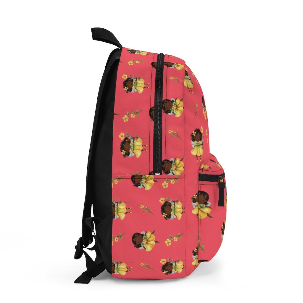 Yellow Flowers Backpack - The Trini Gee