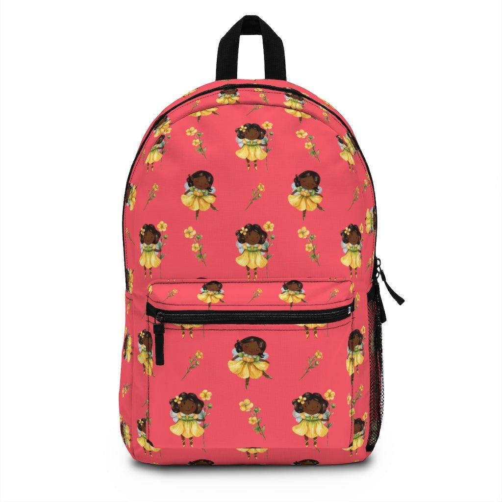 Yellow Flowers Backpack - The Trini Gee
