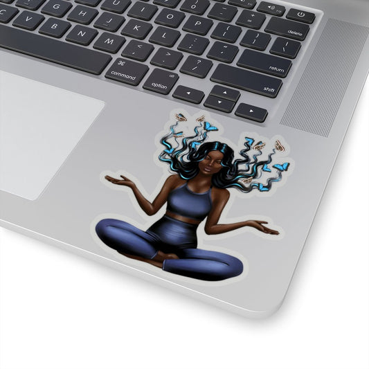 Yoga Butterfly Sticker - The Trini Gee