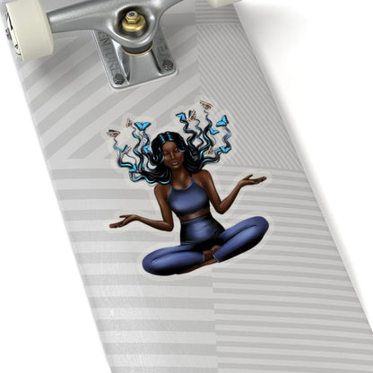 Yoga Butterfly Sticker - The Trini Gee