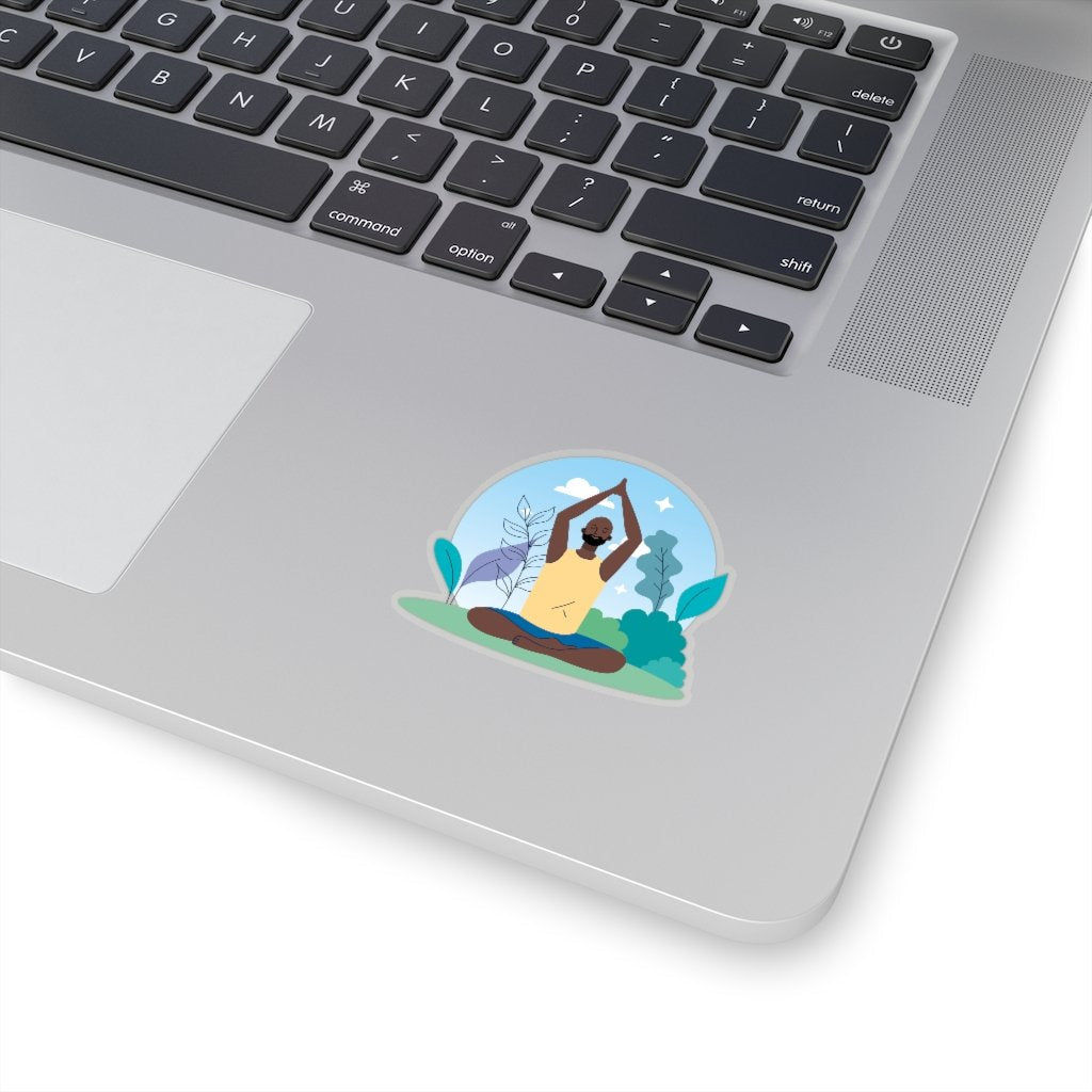 Yoga Man Sticker - The Trini Gee
