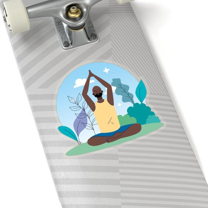 Yoga Man Sticker - The Trini Gee