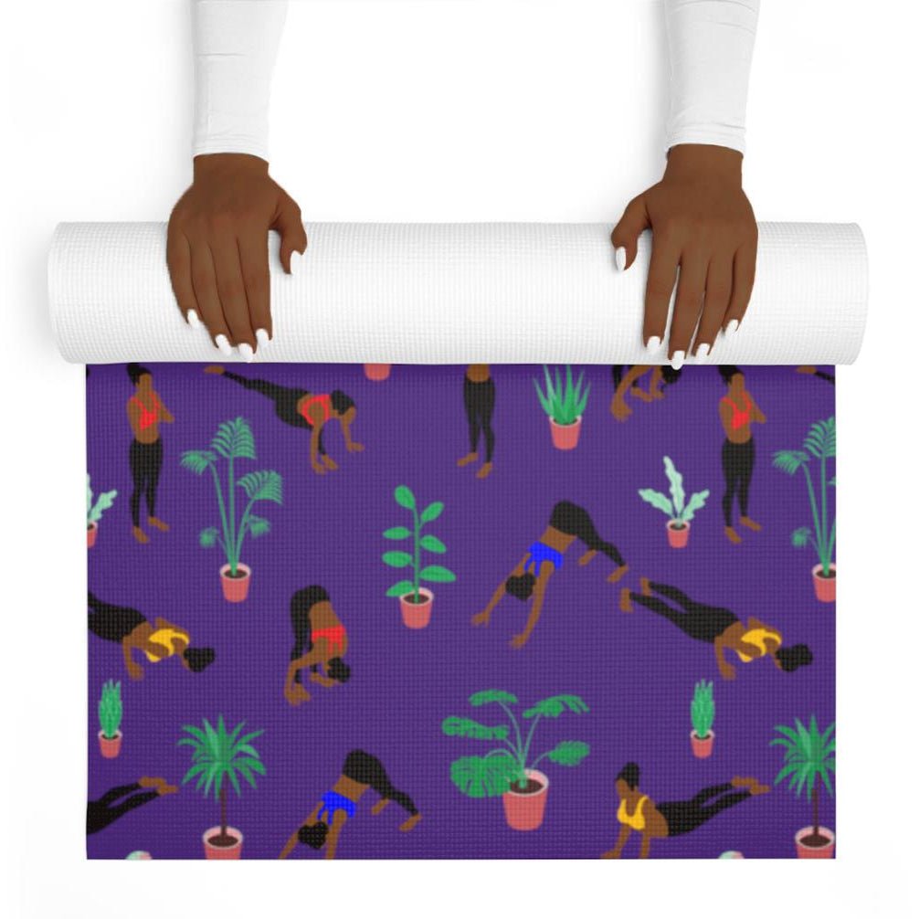Yoga Plants Yoga Mat - The Trini Gee
