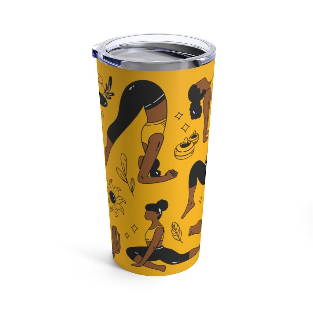 Yoga Poses 20oz Tumbler - The Trini Gee