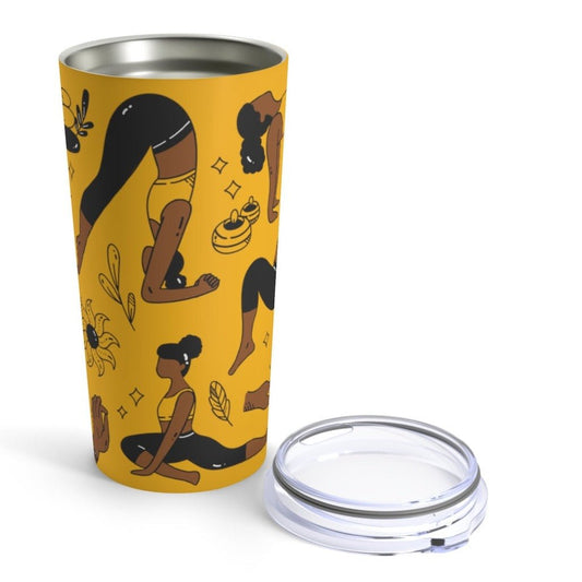 Yoga Poses 20oz Tumbler - The Trini Gee