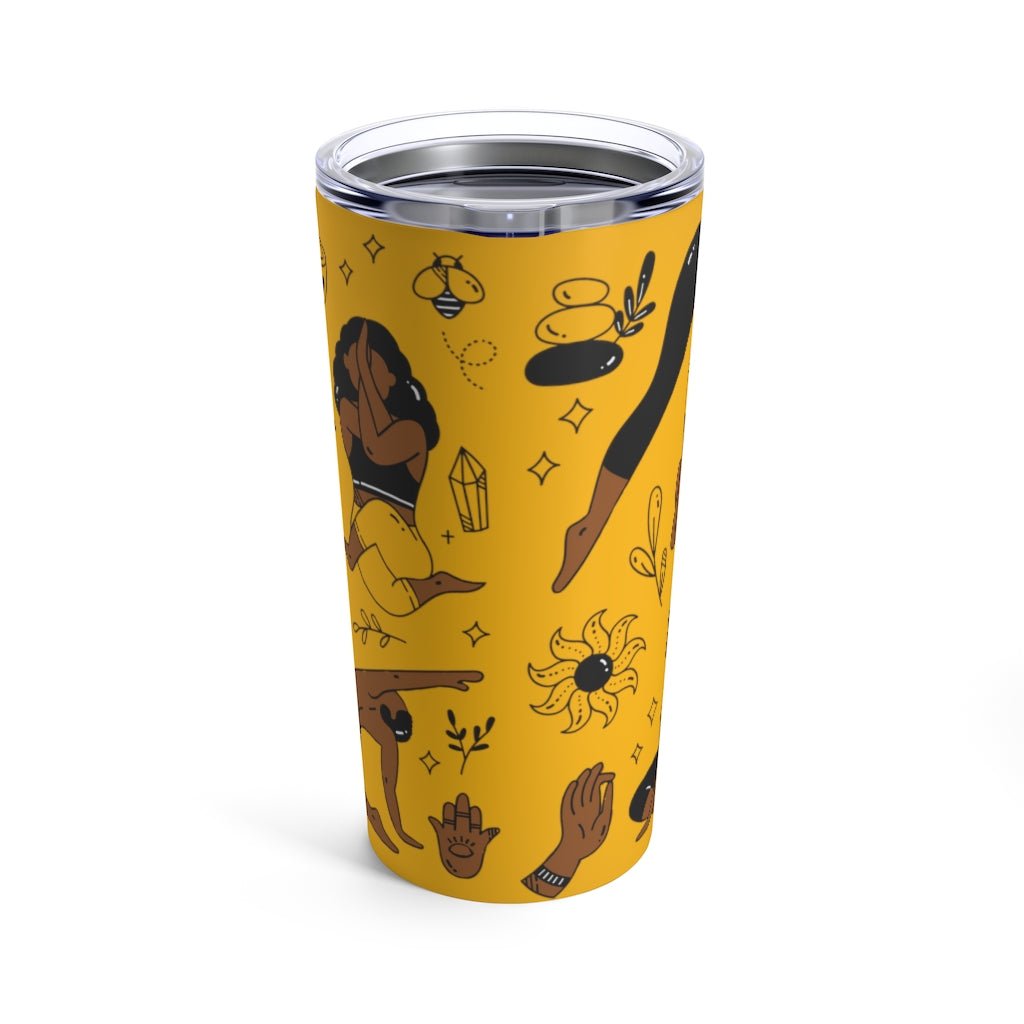 Yoga Poses 20oz Tumbler - The Trini Gee