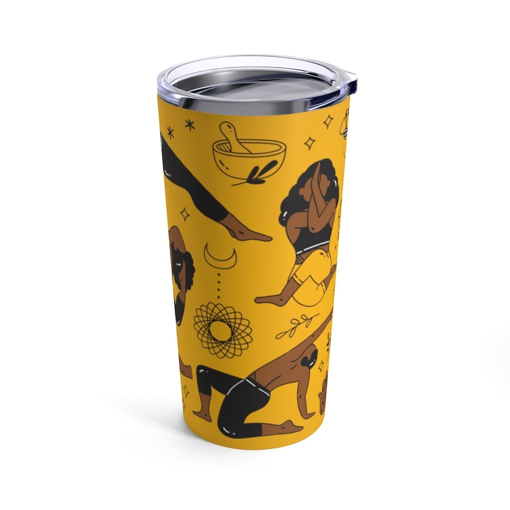 Yoga Poses 20oz Tumbler - The Trini Gee