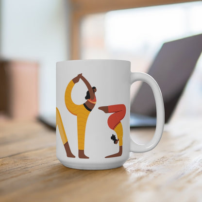 Yoga Poses Mug - The Trini Gee