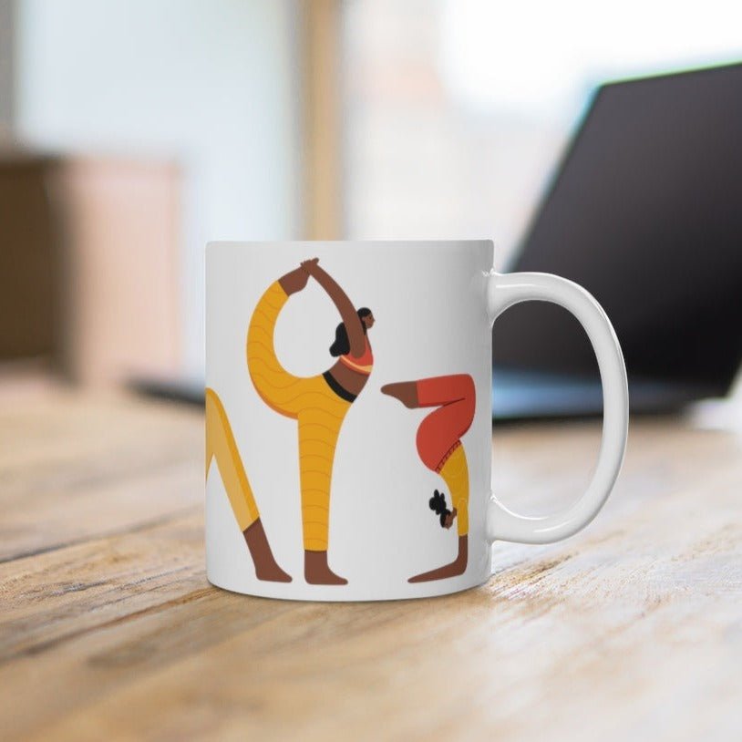 Yoga Poses Mug - The Trini Gee