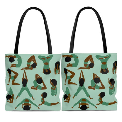 Yoga Poses Tote Bag - The Trini Gee