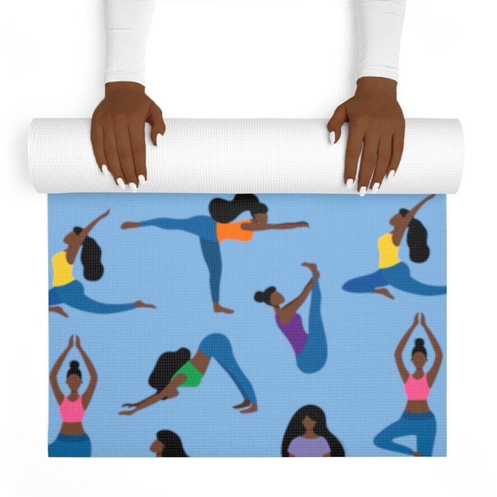 Yoga Poses Yoga Mat - The Trini Gee
