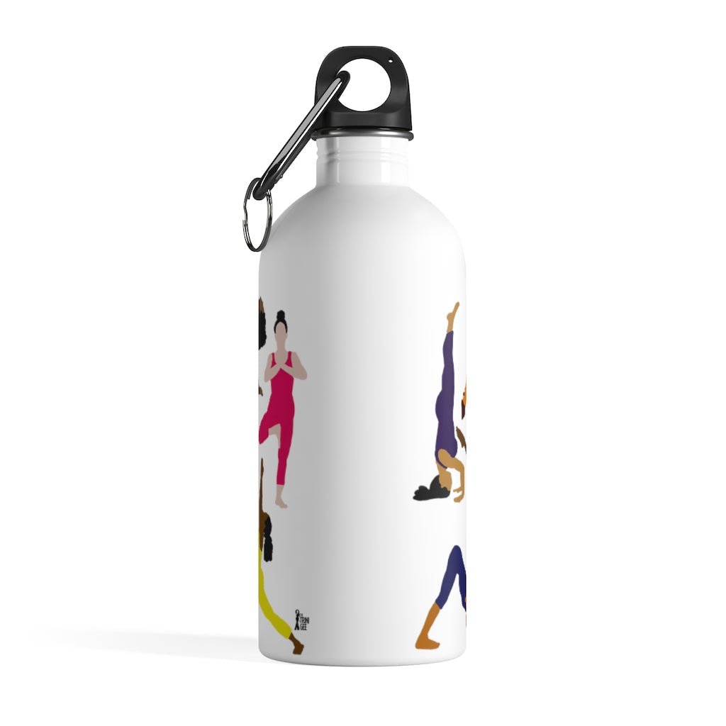 Yoga Women Water Bottle - The Trini Gee